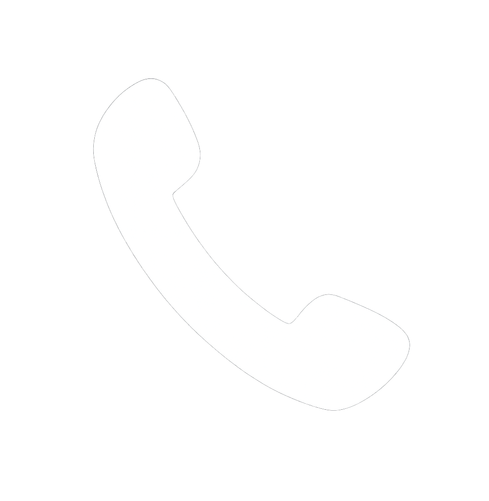White Phone Icon on Transparent Background-1-1